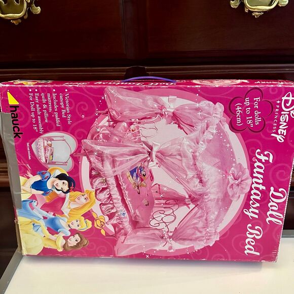 18” Doll Disney Princess Canopy Bed - Picture 11 of 12